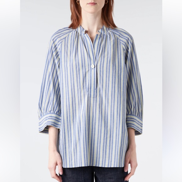 TOAST Catrin Stripe Raglan Shirt - Picture 2 of 14